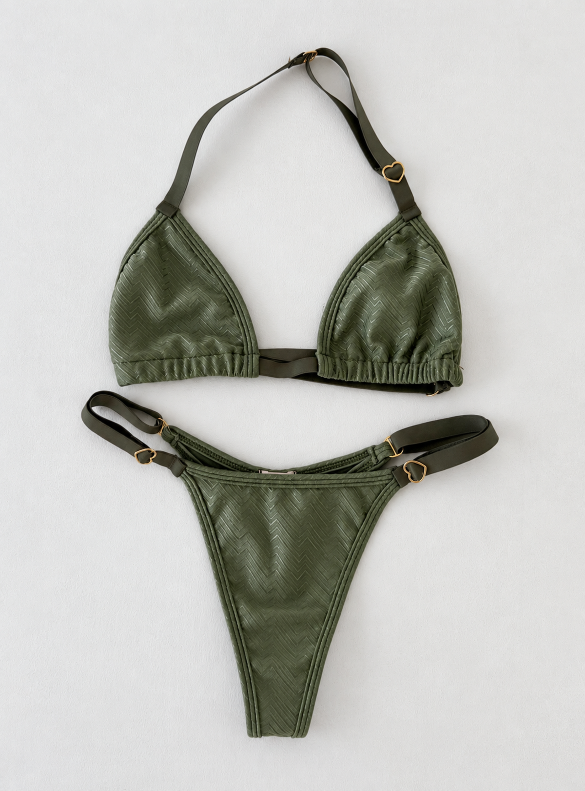 BIKINI IN A CAN GREEN SET
